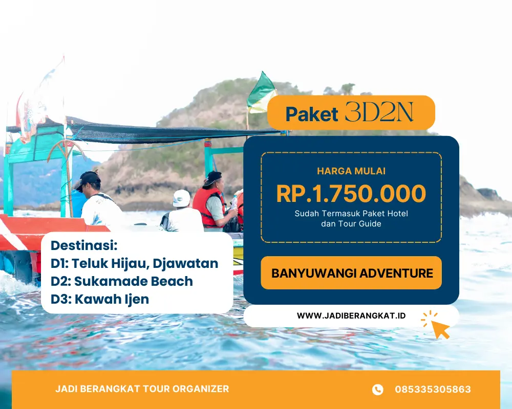 Private Trip Banyuwangi Adventure 3D2N