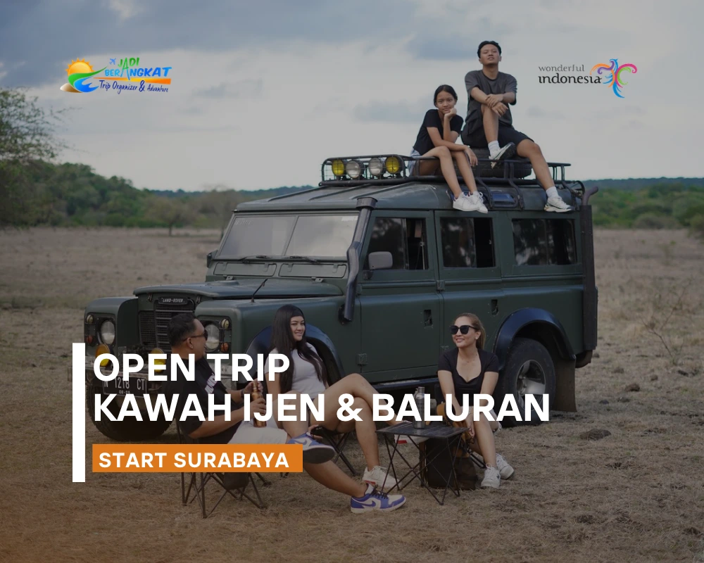 open trip ijen baluran start surabaya