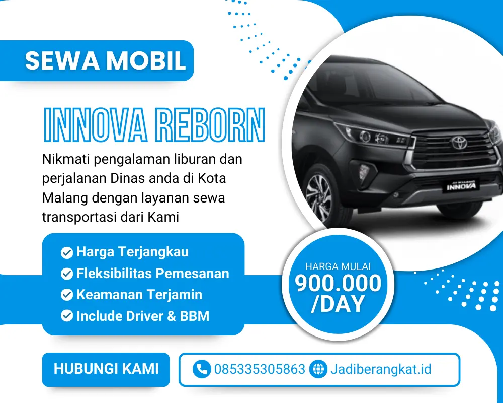 Sewa Mobil Innova Reborn Malang