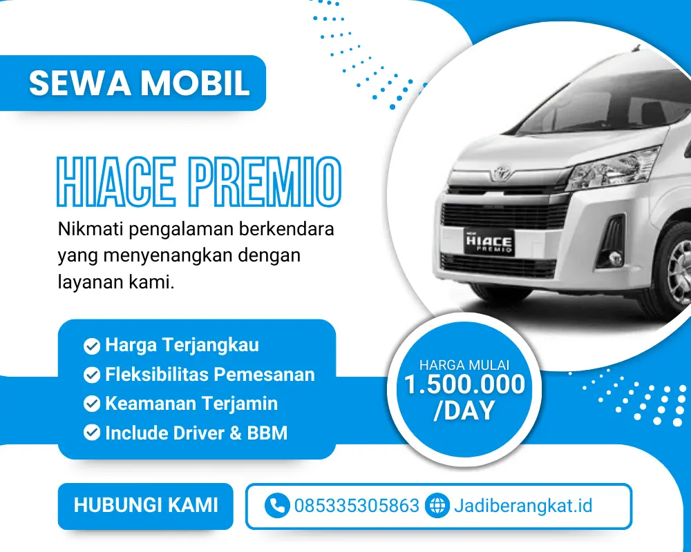 Sewa Mobil Hiace Premio Malang