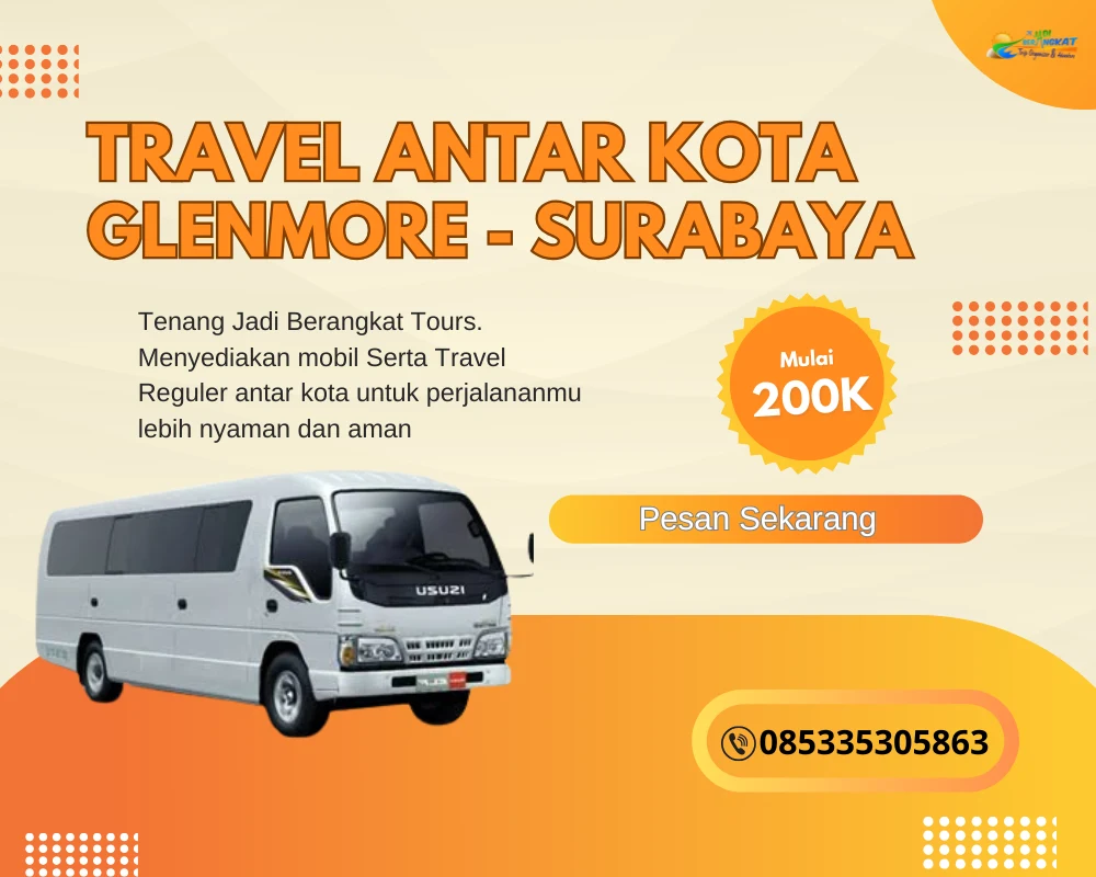 Travel Antar Kota Glenmore Surabaya
